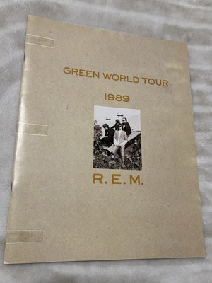 REM Green World Concert Tour Program 1989