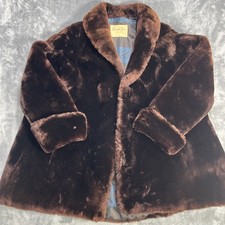 Vintage Mink Fur Coat Brown Custom Made Luxury Elegant Roarke Furs Made In USA