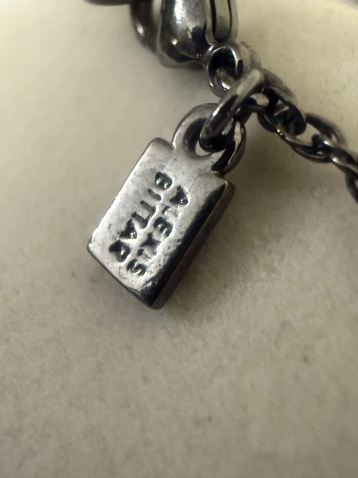 Retired  Alexis Bittar necklace in blues gold and gunmetal - Image 4 of 4