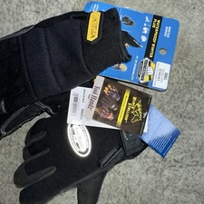 Youngstown Glove 03-3450-80-& Mechanic Glove Plus Performance Glove SMALBlack