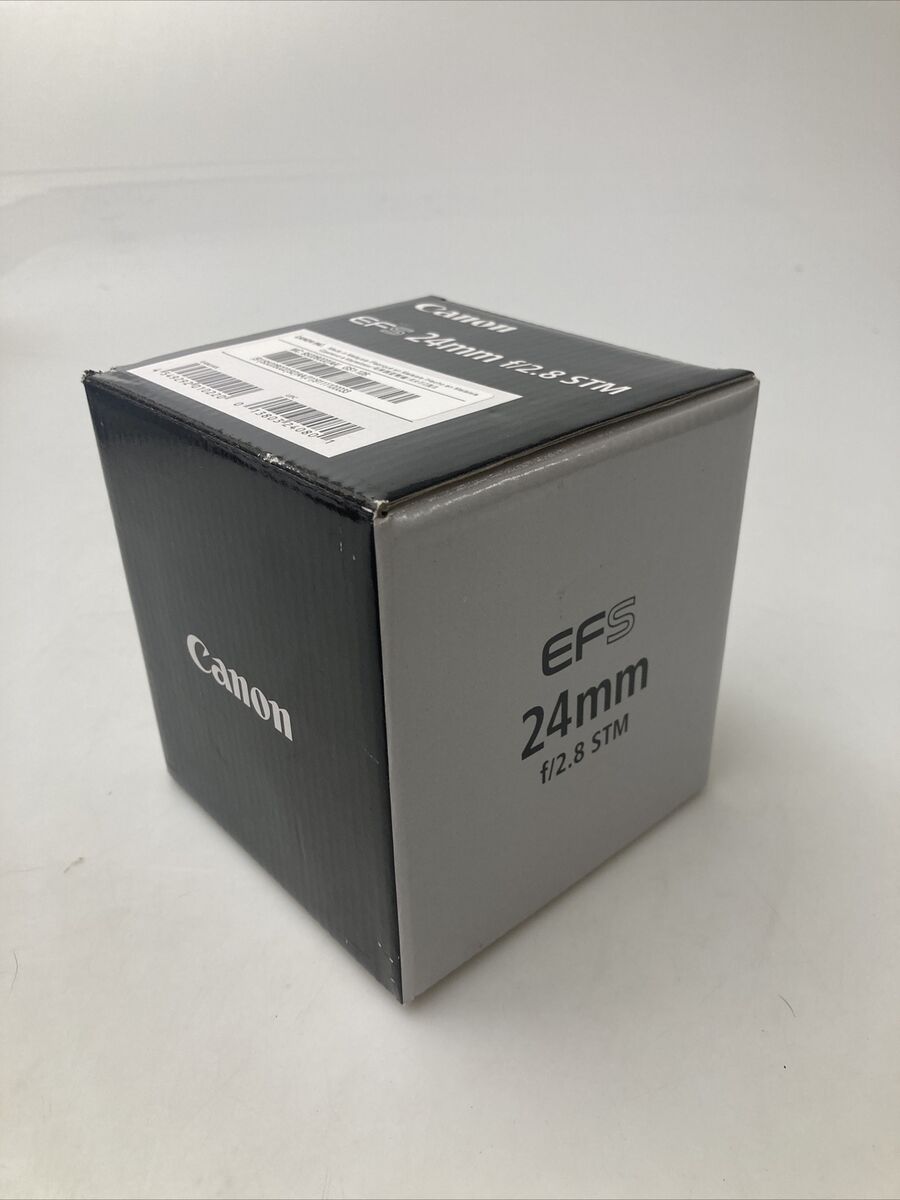 Canon EFS 24mm f/2.8 STM Lens BOX ONLY | eBay Canon EFS 24mm f/2.8 STM Lens BOX ONLY | eBay