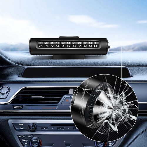 Car Temporary Parking Card Car Park Stop Number Sign Roller Auto Stopping smart - Photo 2 sur 9
