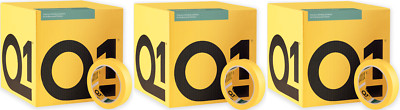 3x Q1 Premium Abdeckband 1''-24mm x 50m HOCHWERTIG / LOW BAKE / 36 Rollen