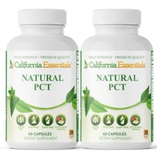Natural PCT, Rice Flour, Maintain Muscle Restore Natural Balance -  120 Capsules
