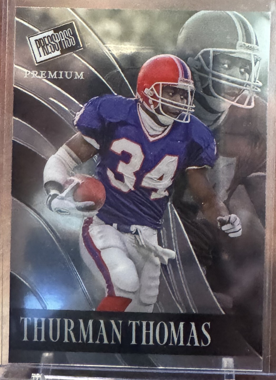 Thurman Thomas 2024 Leaf Press Pass #R-90 /99 SP Buffalo Bills