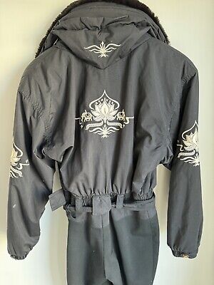 Vintage 80's Rare Bogner Embroidered Elephant One Piece Ski Vintage 80's Rare Bogner Embroidered Elephant One Piece Ski