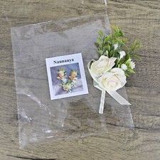 Naunauya Dried Corsages  Rose Corsage, Handmade, White