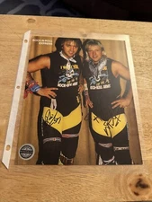 Rock N Roll Express Autographed Signed 8x10 Photo WWE - Gibson & Morton - w/COA