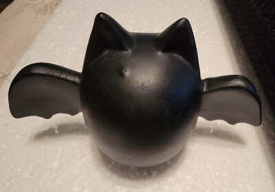 Small Resin Black Bat Halloween Decoration-Crescent Enterprise