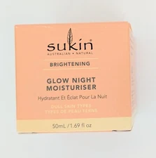 Sukin Brightening Glow Night Moisturiser 1.69 fl oz