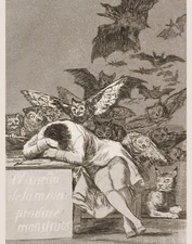 Print or Canvas - The Sleep of Reason Produces Monsters by Francisco Goya