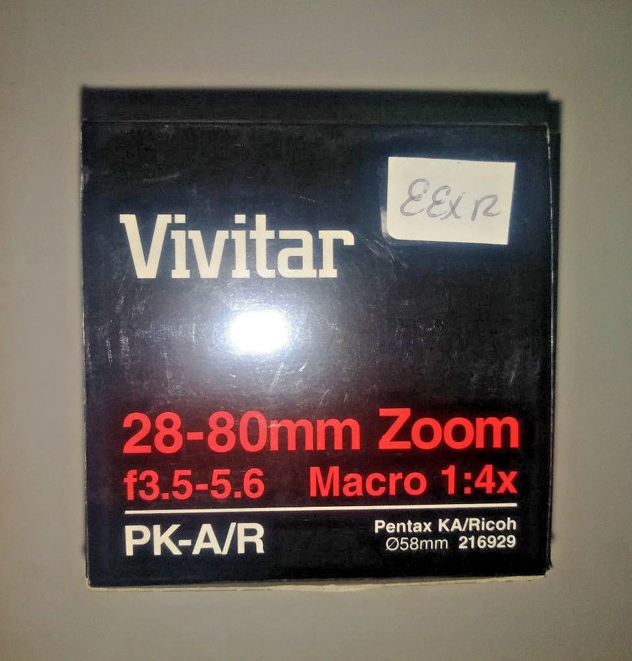 Vivitar 28-80mm/f3.5-5.6 Macro 1.4x Lens for Pentax KA/Ricoh (BRAND NEW!) - Image 2 of 3