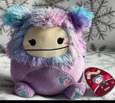 Squishmallows 2024 Valentine Squad 8" Eden the Purple Bigfoot Plush KellyToysNWT
