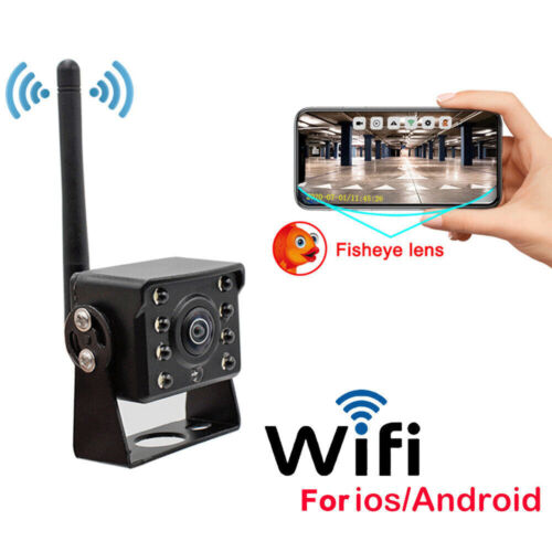 WiFi Wireless Camera Truck Bus Camper Reversing Parking Assist For iOS Android - Picture 1 of 12