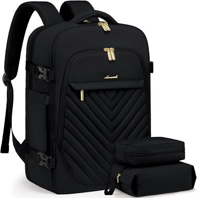 LOVEVOOK 40L Travel Backpack for Women & Men, Carry on Backpack for Airplanes, T