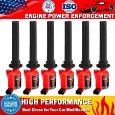 6 Pack Ignition Coil For Ford Escape 3.0L V6 2003 2004 2005 2006 2007 2008 DG500
