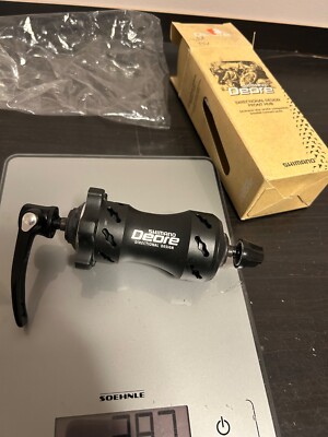 NOS Shimano Deore HB-M555 32H Front Hub DSC 6 Bolts QR 100mm Black