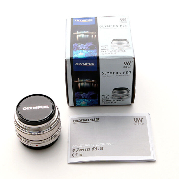 Olympus M.ZUIKO DIGITAL 17mm F1.8 Lens 17 f/1.8 NEW from Japan Silver