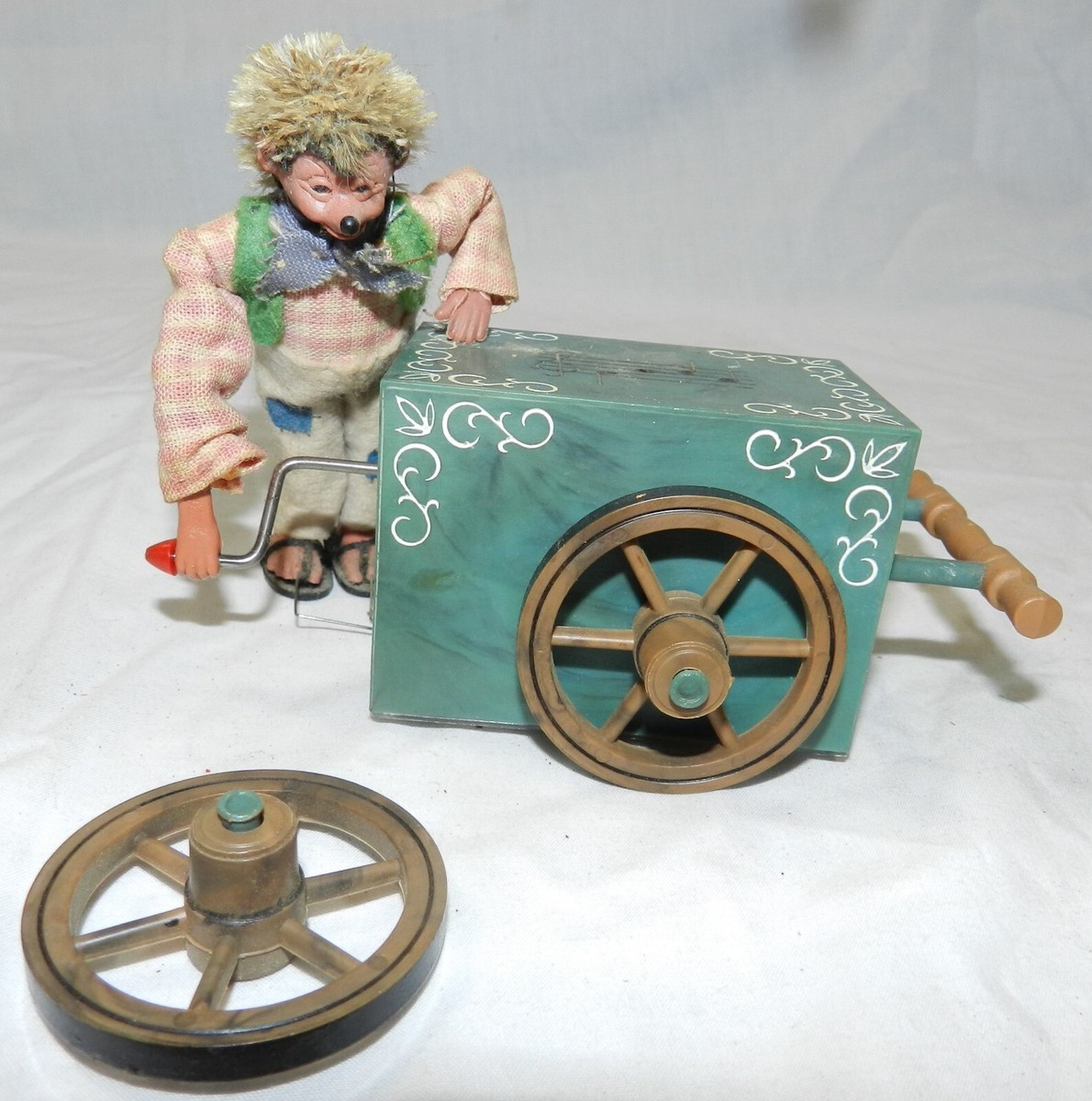 Vintage Steiff Hedgehog Music Box - Original Peter Mecki Vintage Steiff Hedgehog Music Box - Original Peter Mecki