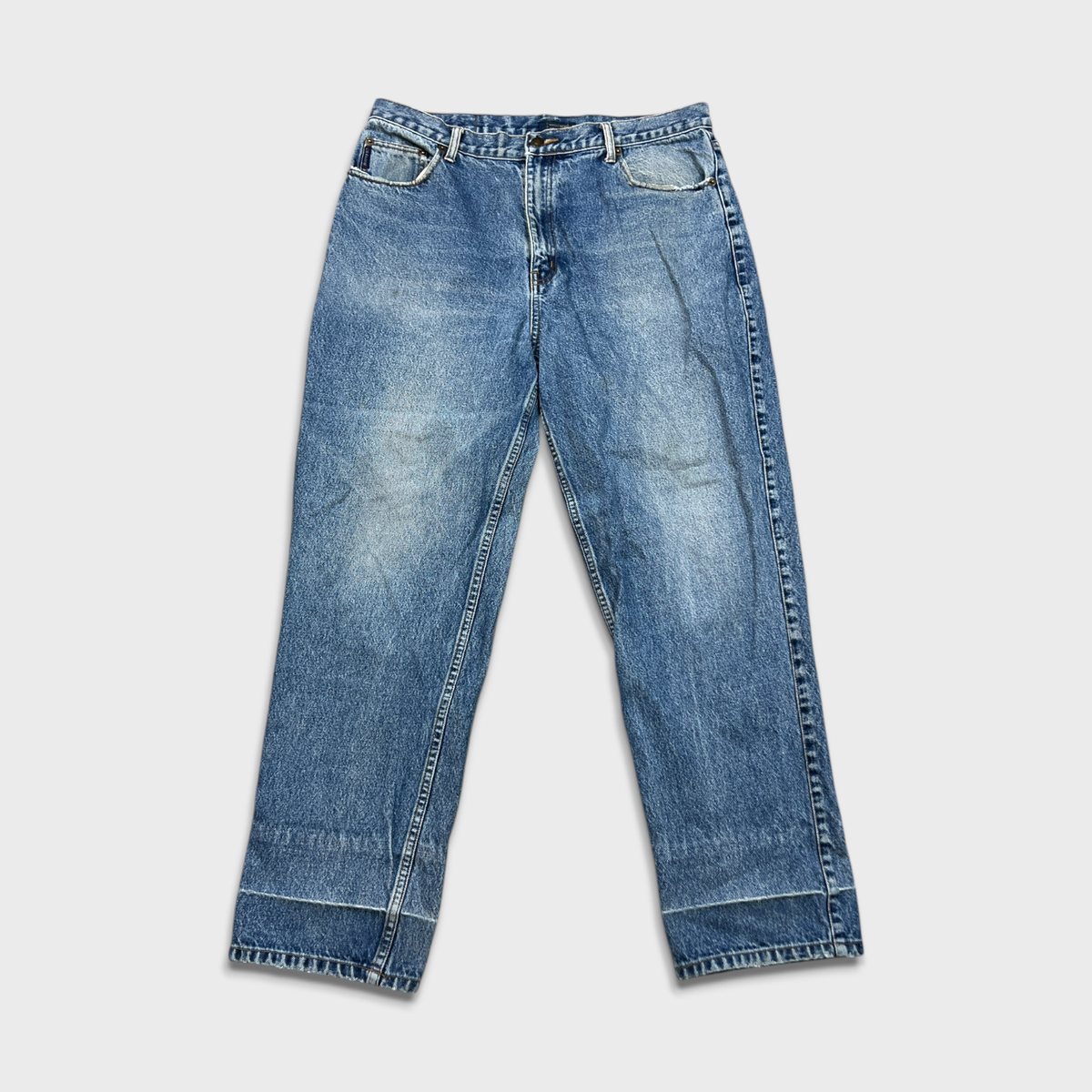 Chaps Ralph Lauren Jeans Mens 34x30 Blue Medium Wash Loose Fit