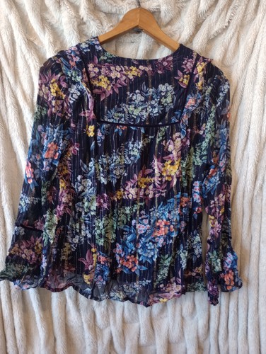 Anthropologie Vineet Bahl Vivienne Floral Embroidered Blouse - Picture 9 of 12