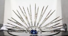 6.91ct Rose cut Diamond 925 silver sapphire wedding hair tiara Crown