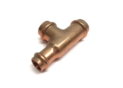 Viega 77397 ProPress TEE Fitting, 3/4" x 1/2" x 3/4" CxCxC, 3AV82