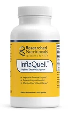 Researched Nutritionals InflaQuell - Vegetarian Proteolytic Enzymes Ginger & ...
