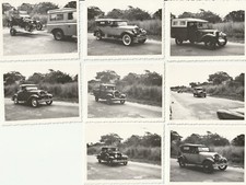 Photos automobile (lot de 8) 
