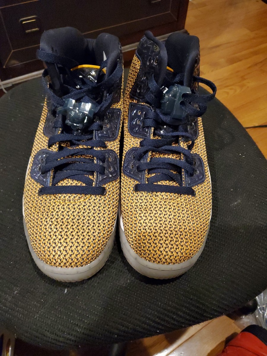 Size 9  Jordan Air Spike Forty Gold Dunk From Above 2015 Nike Air Jordan Spike Forty Lee Dunk From Above Gold Leaf  main image 3