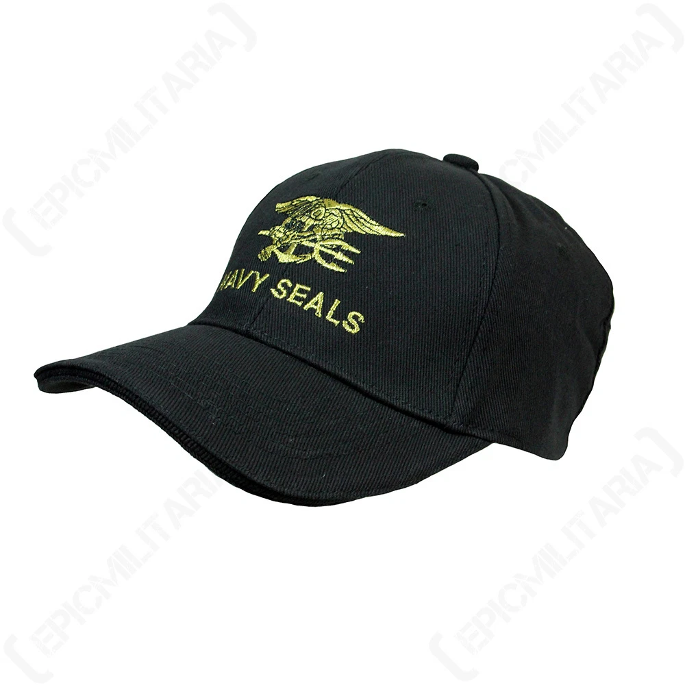 Black Navy Seals Baseball Cap - US American Military Peak Sun Hat Military New
Opens in a new window