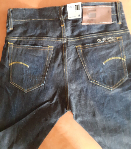 G-STAR 3301 Herren Jeans Größe W36/L34 SLIM FIT +NEU - Bild 3 von 5