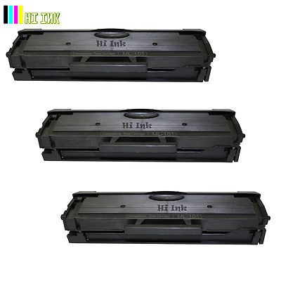 3PK MLT D101S D101L Toner For Samsung SCX-3401 3405 3405FW 3405W ML2165W 2166W