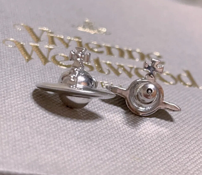Vivienne Westwood SOLID ORB Earrings Silver From Japan | eBay Vivienne Westwood SOLID ORB Earrings Silver From Japan | eBay