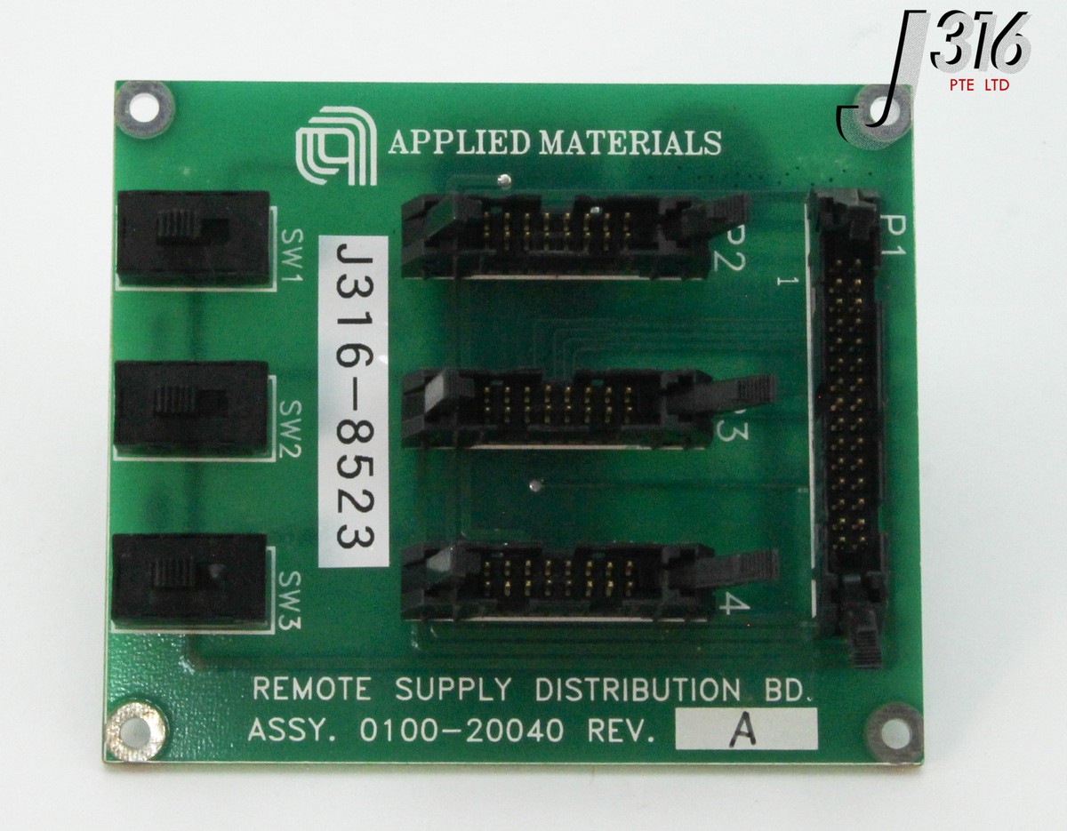 ボンド 8523 APPLIED MATERIALS PCB REMOTE SUPPLY DISTRIBUTION 0100-20040