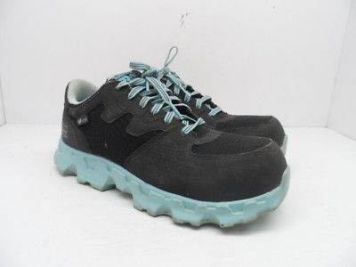 timberland pro women's powertrain alloy toe work shoes