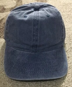 plain denim dad hat