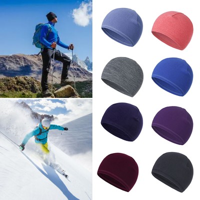 Winter Warm Cap Windproof Hat Skull Cap Running Beanie Hat for Men Womens