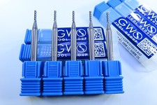 LOT  5 PCS  NEW GWS 1.5MM 4 FLUTE SOLID CARBIDE END MILLS MACHINIST CNC TOOLS