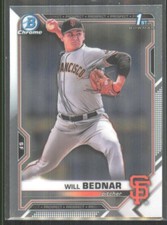 2021 Bowman Draft Chrome 1st Will Bednar #BDC-197