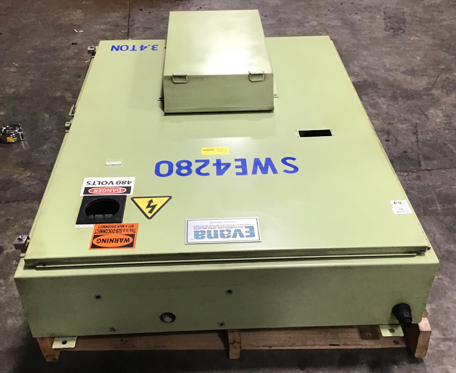 Hoffman A483608LP 48" x 36" x 8" Electrical Enclosure #1221TAW*AD FMLB2