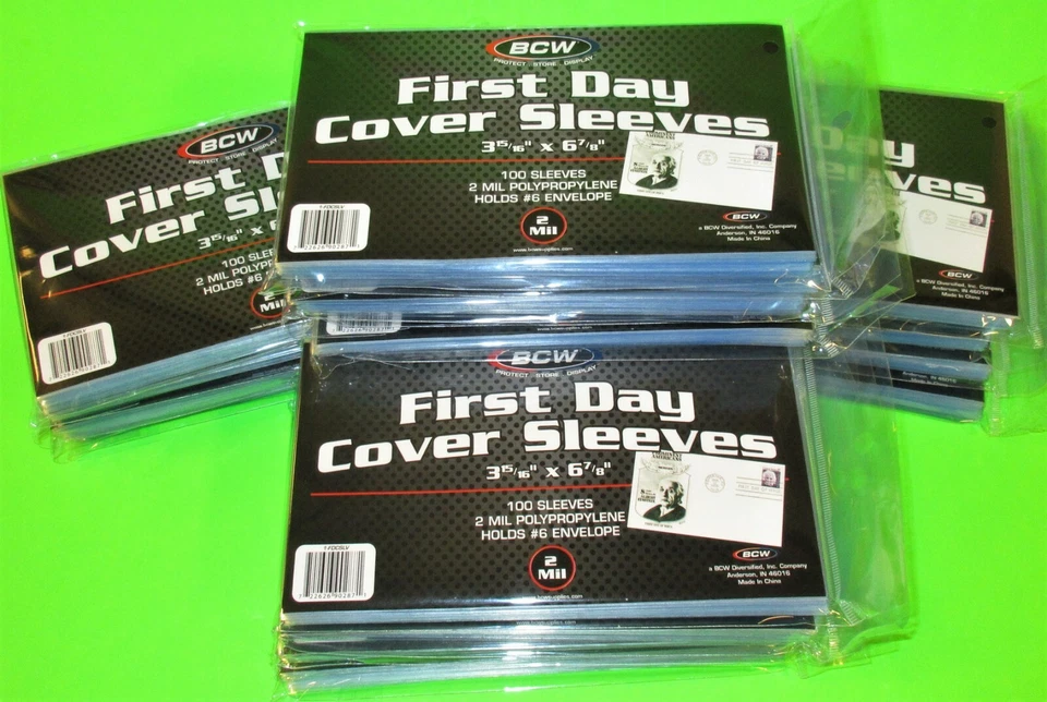 Funda de polietileno para primer día 2000, para fundas #6, 3-15/16"x 6-7/8, caja fuerte de archivo Foto 3 de 3