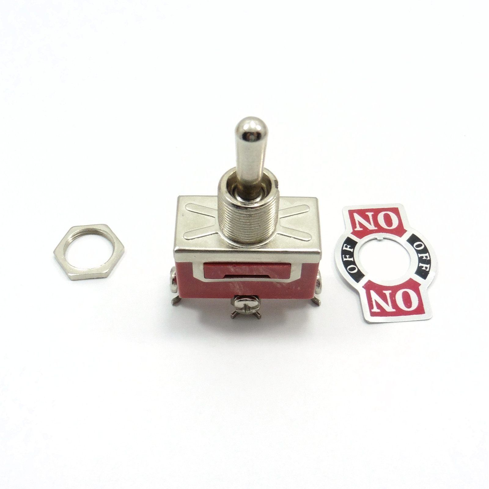 SPDT ON-OFF-ON 3 Pin Panel Mount Toggle Switch AC 250V 15A C513B | eBay UK