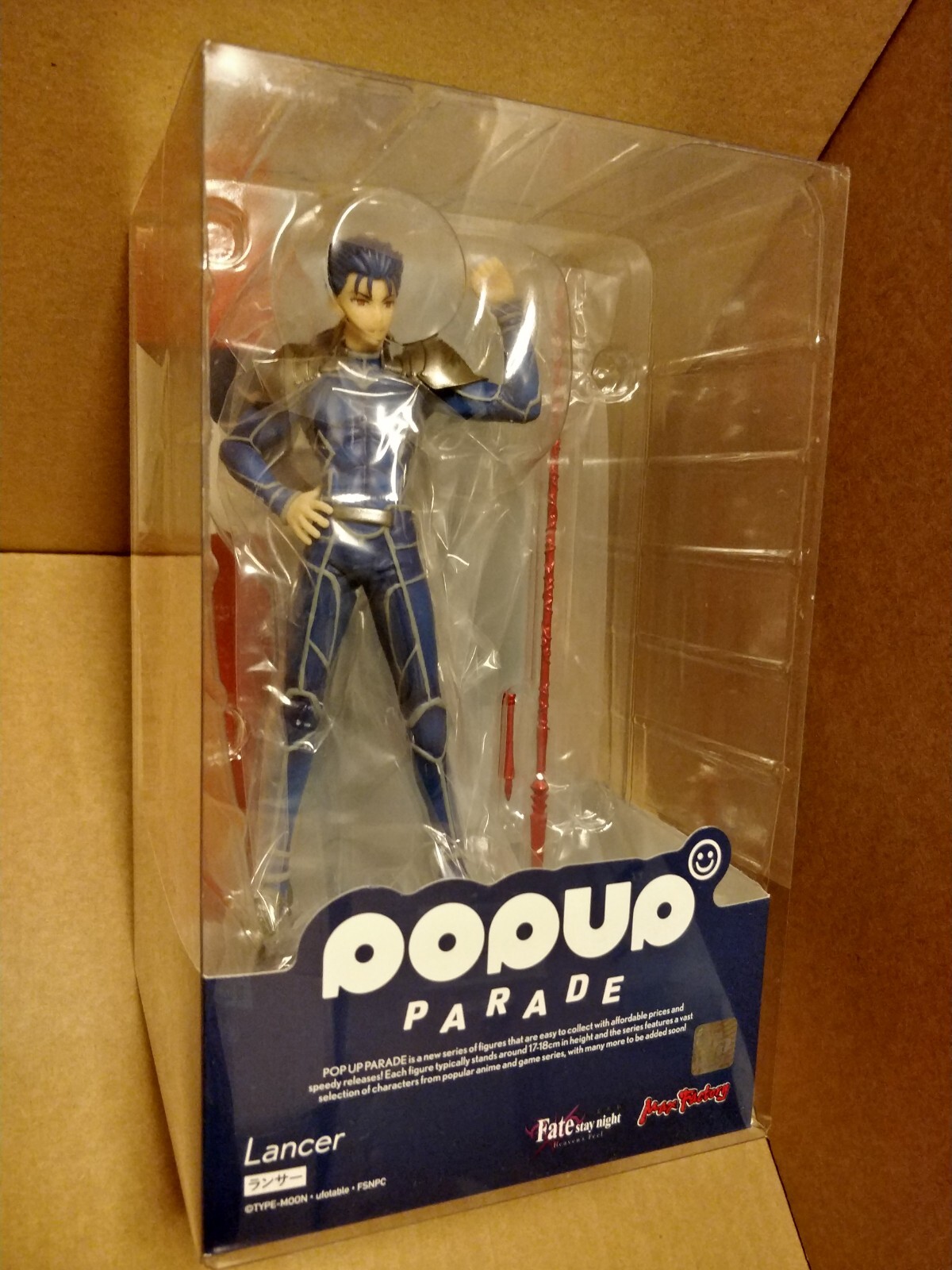 FIGURA OFICIAL POP UP PARADE FATE/STAY NIGHT HEAVEN'S FEEL LANCER - NUEVA SELLADA