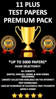 11+ PLUS ELEVEN PLUS 5000 EXAM TEST PAPERS ALL SUBJECTS GL CEM CGP BOND