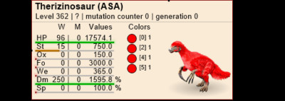 Ark ASA Xbox/PC/PS PVE Solid #1 red therizino baby Pair Level 362