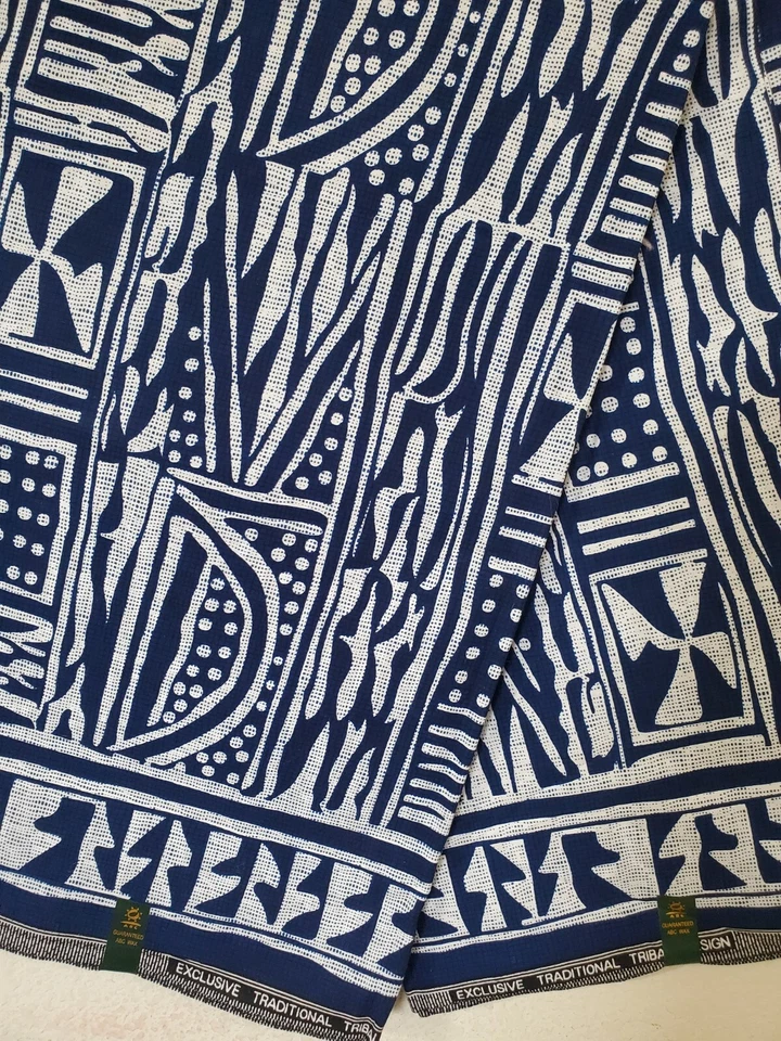 Bamileke African print/100% Cotton/Authentic Ndop fabric/Real wax/6 yards - Image 4 of 4