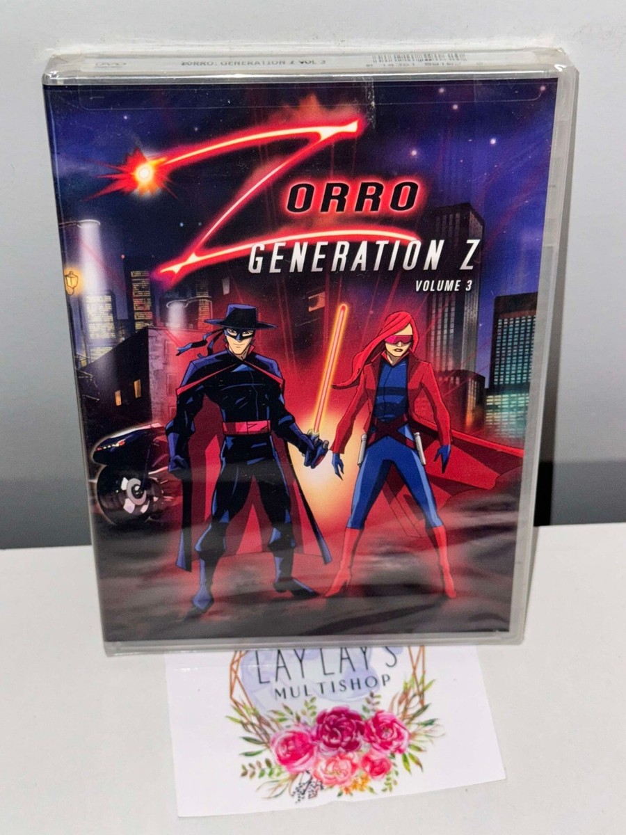 Zorro: Generation Z - Volume 3 (DVD, 2009) BRAND NEW, SEALED