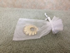 2" Circular Gold-Tone Scarf Ring/Clip
