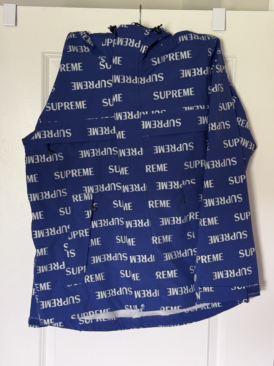Authentic Supreme 3M Reflective Repeat Taped Seam Jacket Authentic Supreme 3M Reflective Repeat Taped Seam Jacket